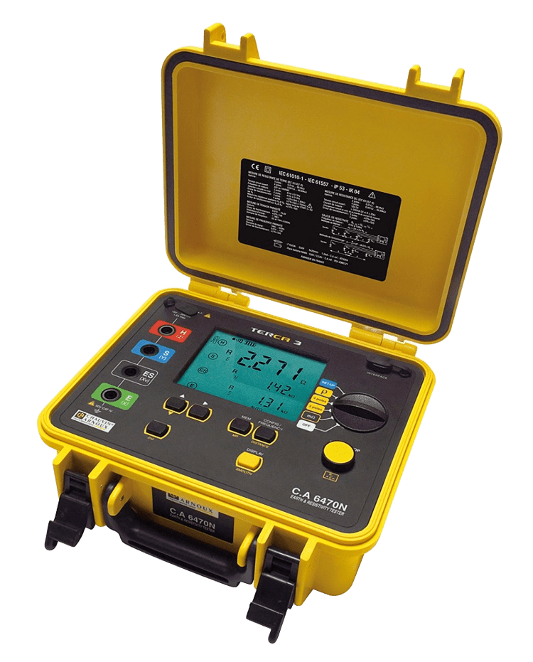 3P/4P Earth Tester - KRYKARD CA 6470N Earth Tester for 3P/4P